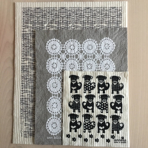 Dogs Swedish Dishcloth