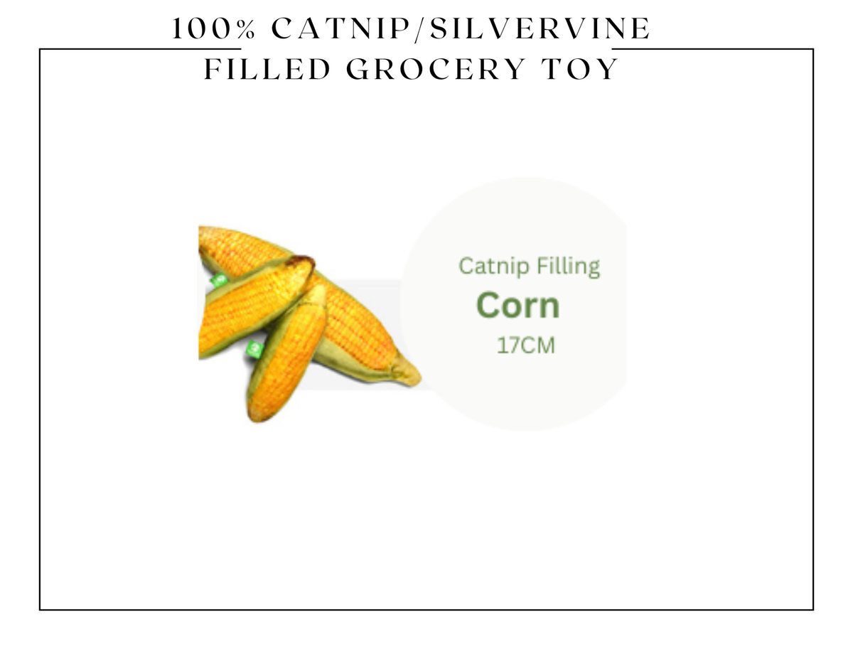 Peluche d'épicerie 100 % Silvervine et fourrée à l'herbe à chat: 100 % fourré à l'herbe à chat - 
Doudou en forme de crevette 
17 cm