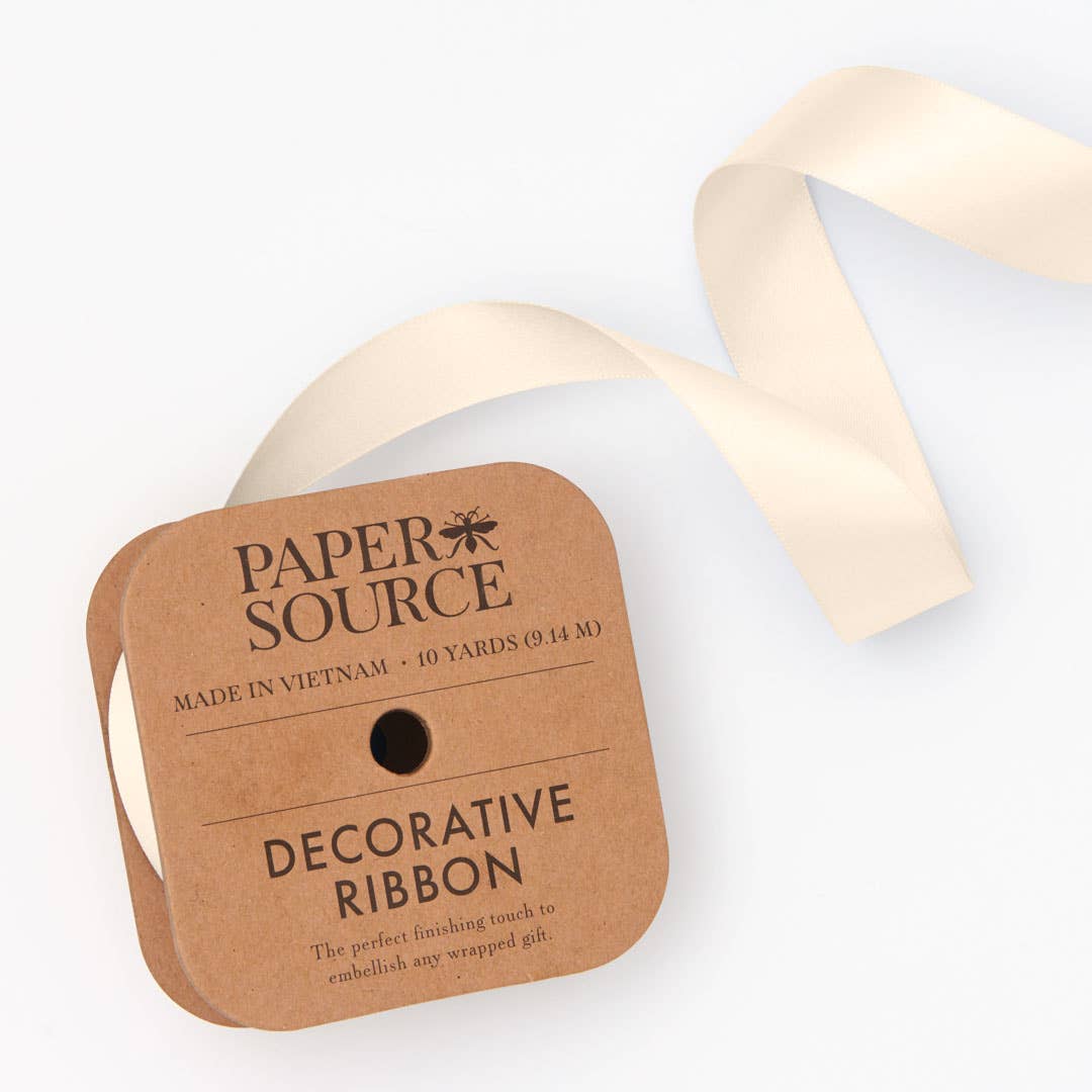 Satin Ribbon 1" Width: Blush