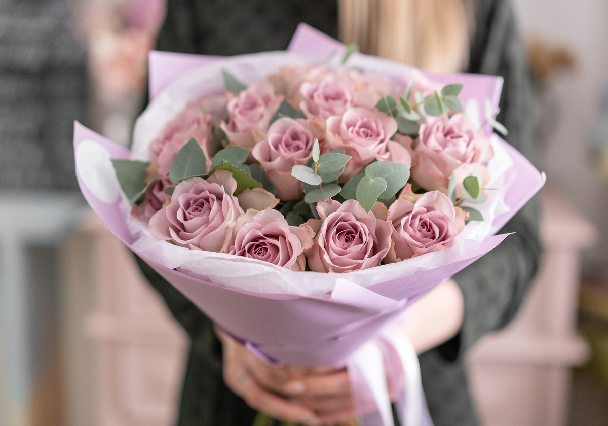 Bouquet de roses haut de gamme