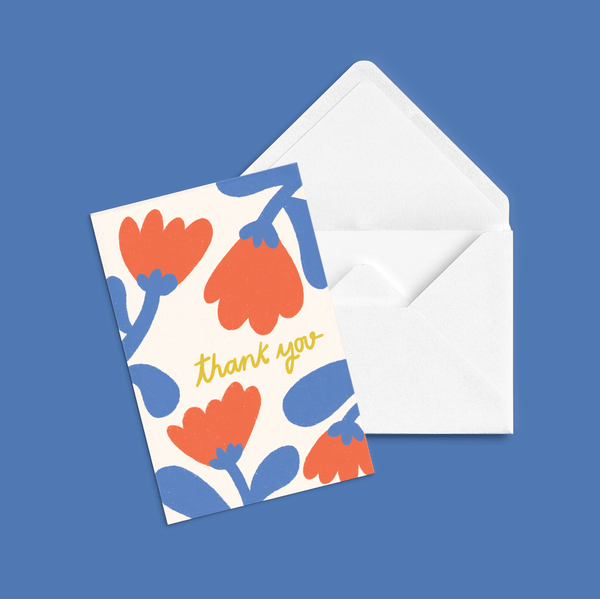 Carte de souhait 'Merci': Français