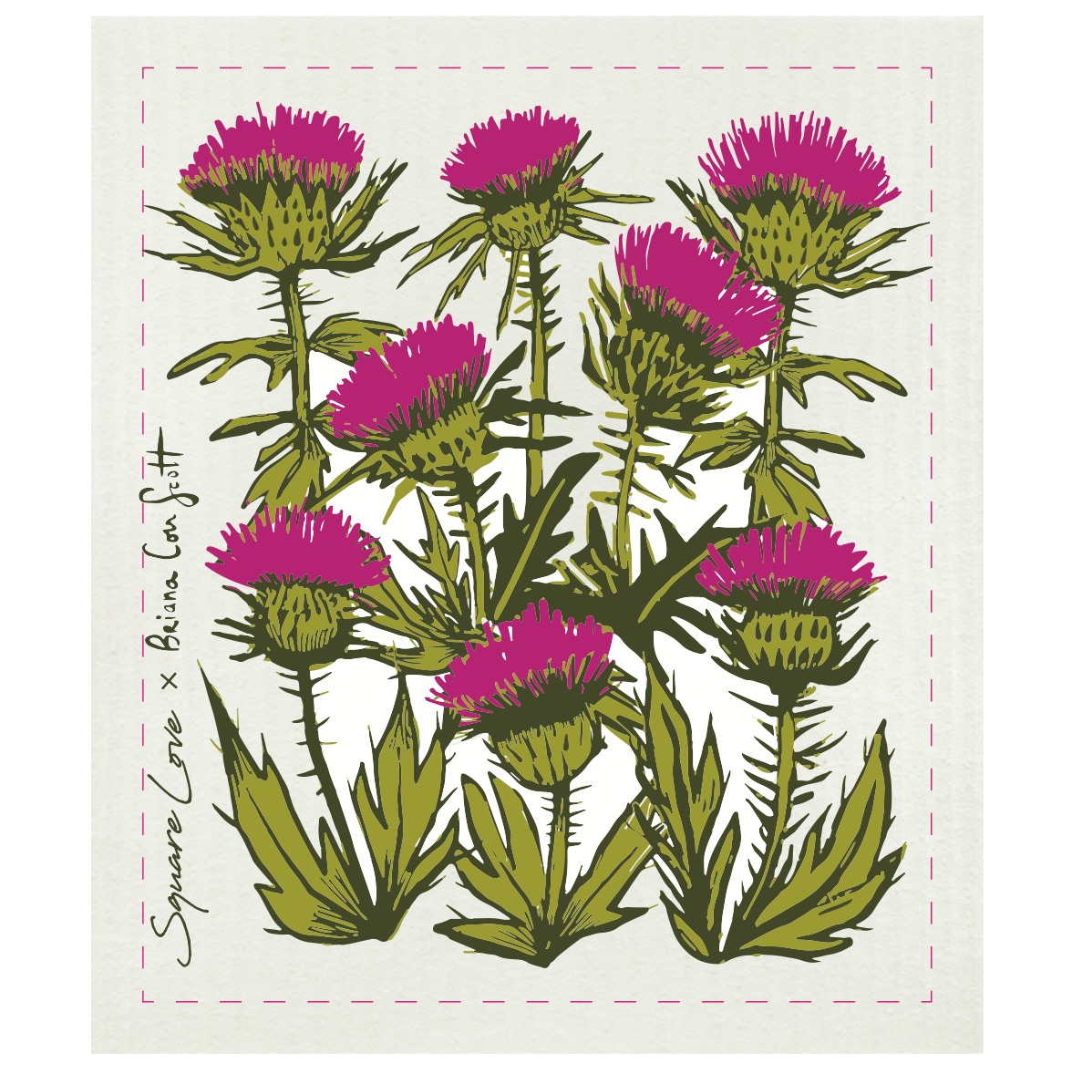 Thistle Swedish Dishcloth