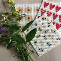 Bees Swedish Dishcloth
