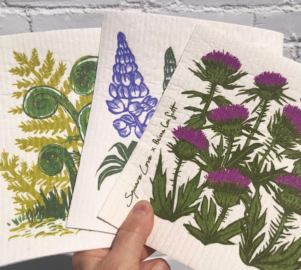 Thistle Swedish Dishcloth