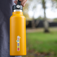 Autocollant en vinyle arc-en-ciel Dog Mom