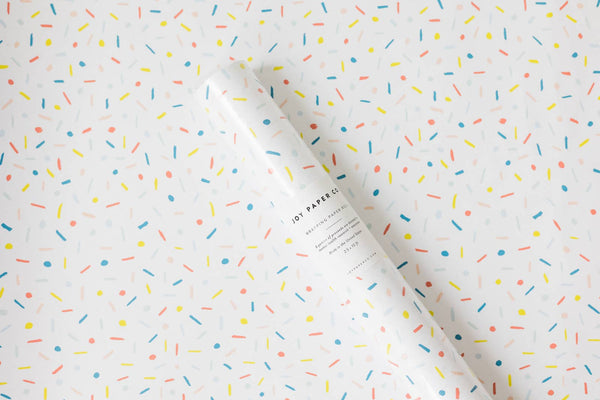 Confetti Wrapping Paper Continuous Roll