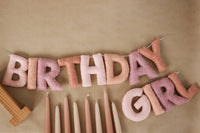 Birthday girl Felt Letter Garland - Regular Letter Size: Birthday Boy / 1 pack