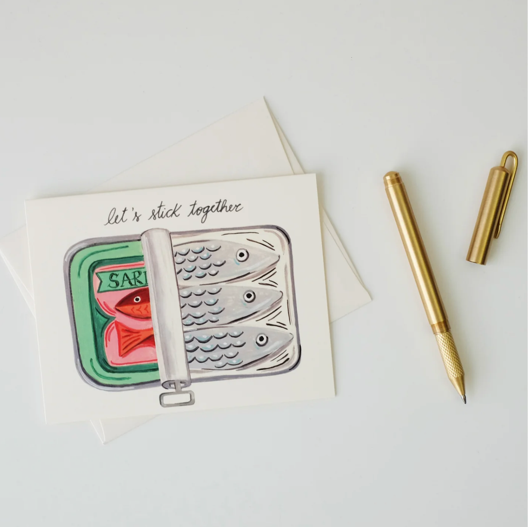 Sardines Together Card