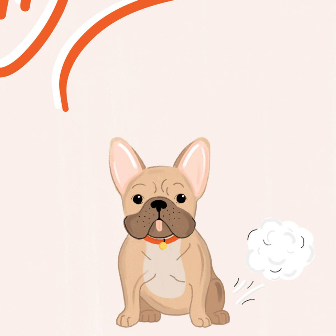 Carte Pardonnez mon bouledogue français