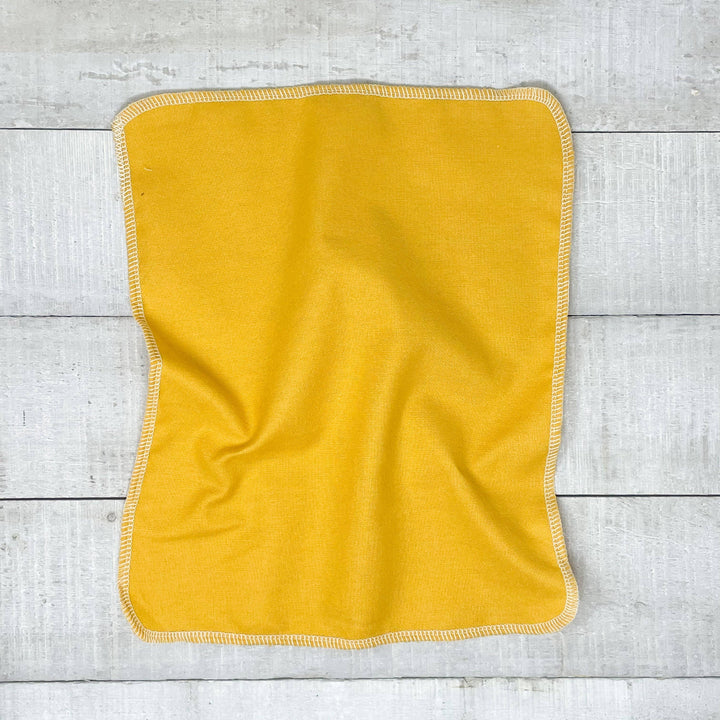 Organic Reusable Paper Towels - Mustard Yellow