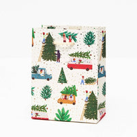 Tree Lot Christmas Gift Bag: Large