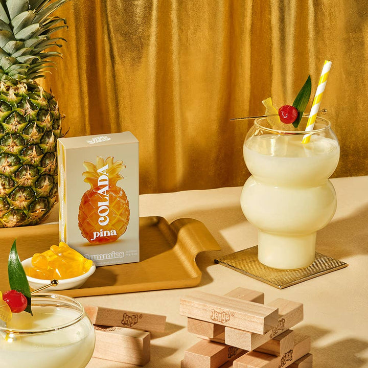 Pina Colada Gummies, Chewy Candies, All natural