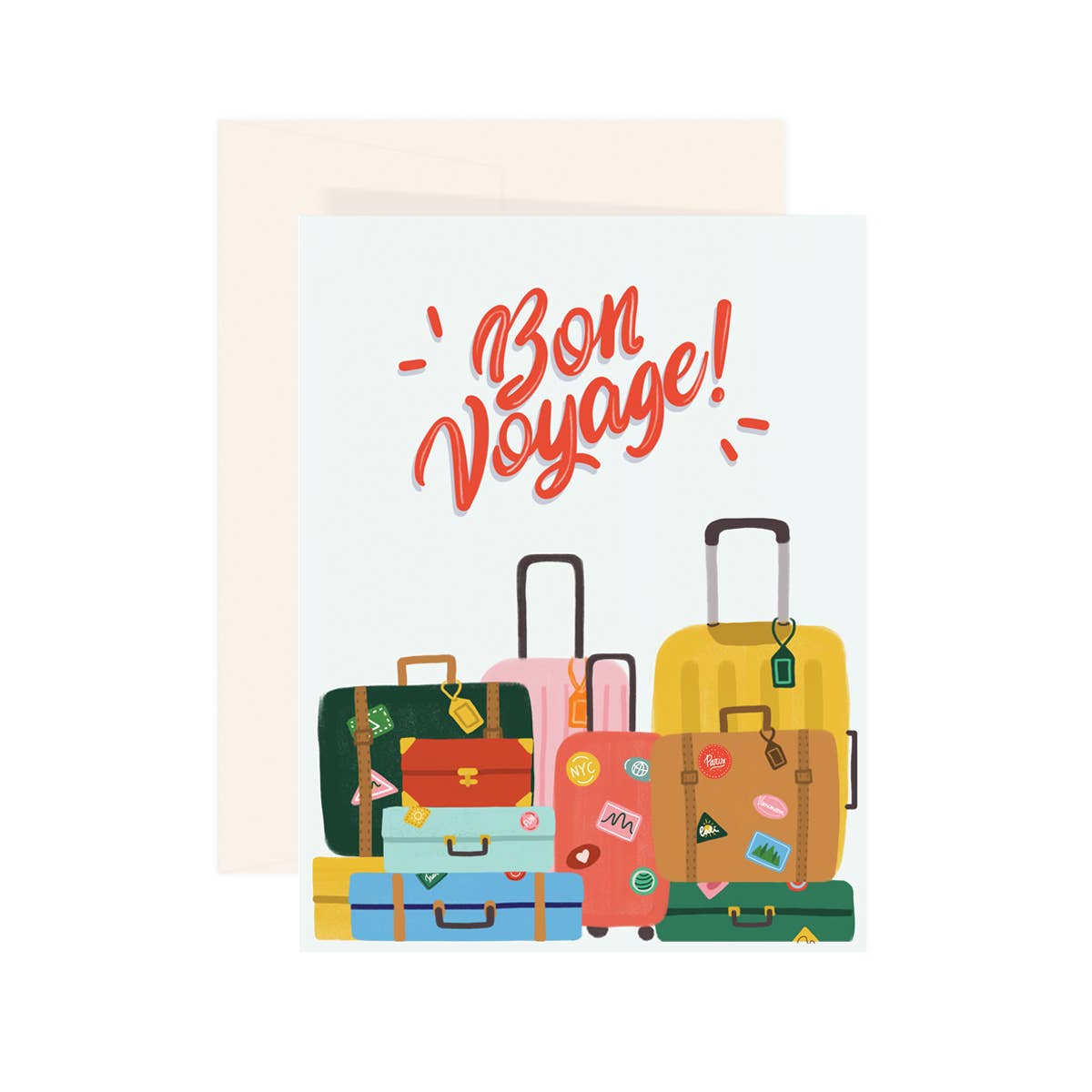 Bon Voyage Luggage Card – Mtl Flower Co.