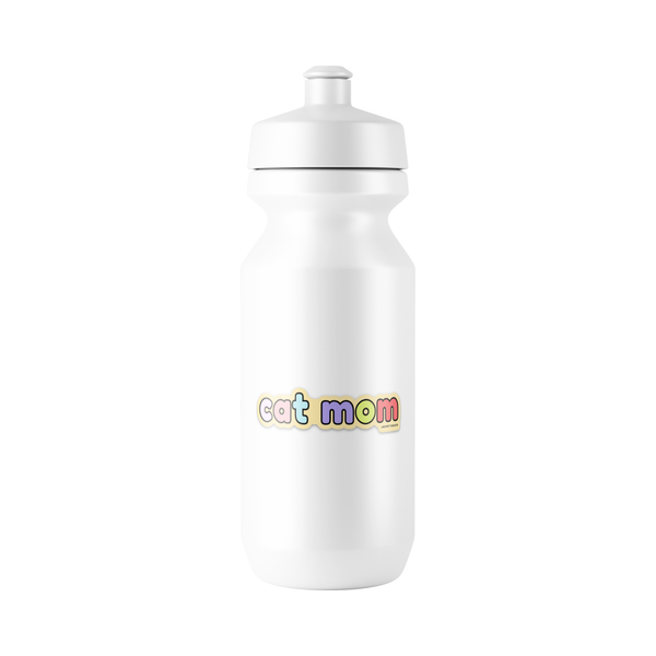 Autocollant en vinyle Arc-en-ciel Maman Chat