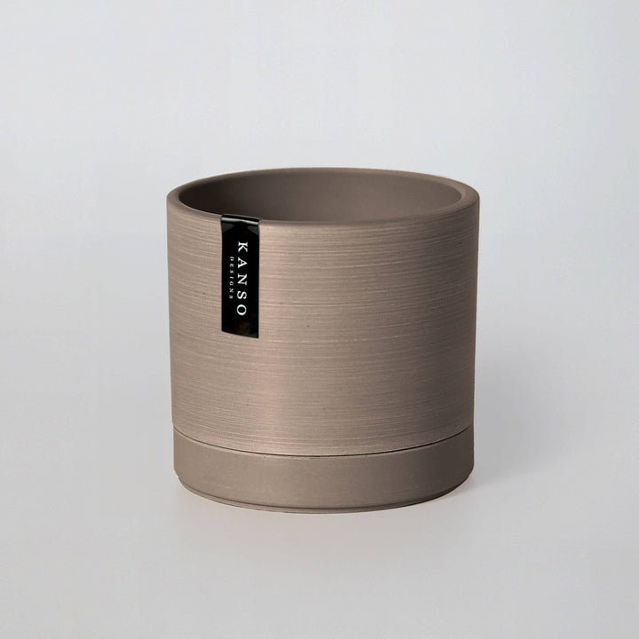 3.5" Earth Tone Mini Planters | 4 Colorways: Muted Coral