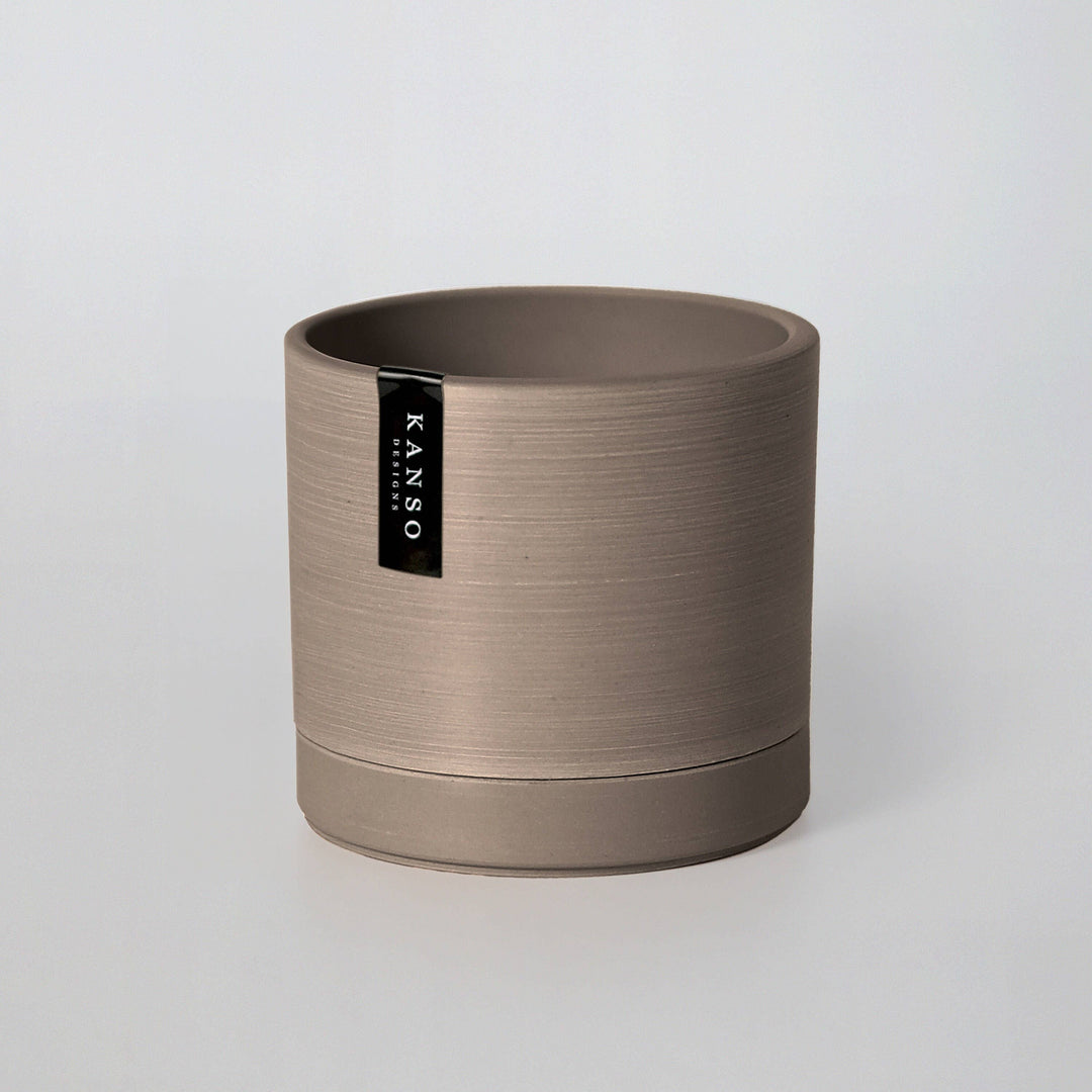 3.5" Earth Tone Mini Planters | 4 Colorways: Tatami