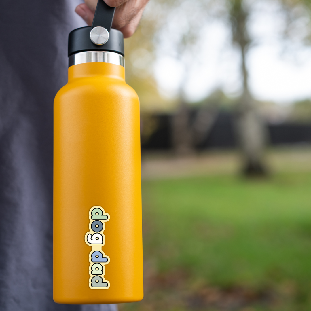 Autocollant en vinyle arc-en-ciel Dog Dad