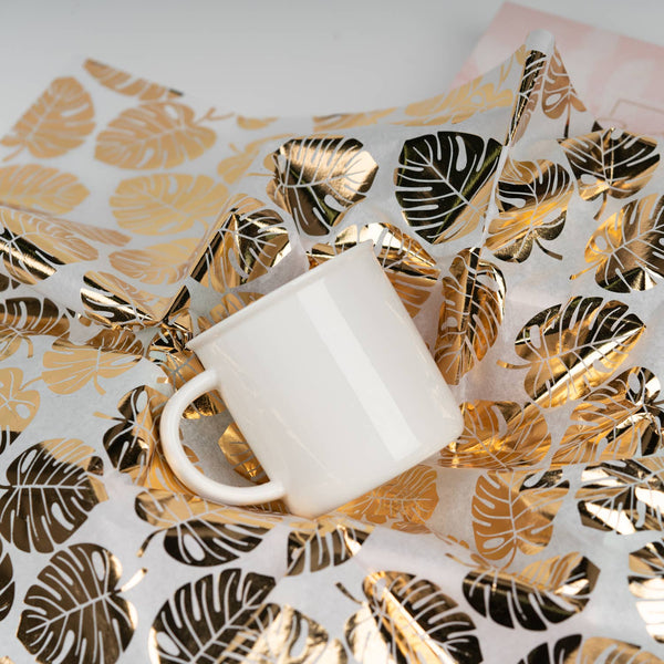 Papier de soie Jungle Monstera 20" x 30" - 24 feuilles