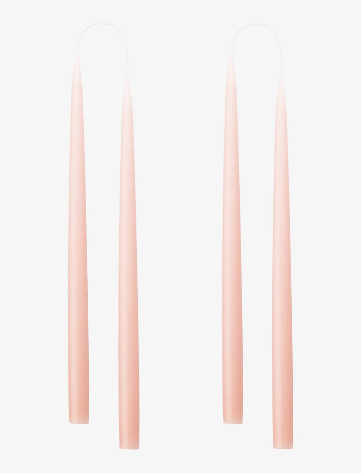 Powder Pink Danish Taper Candle | 12 Pack: 10" Taper