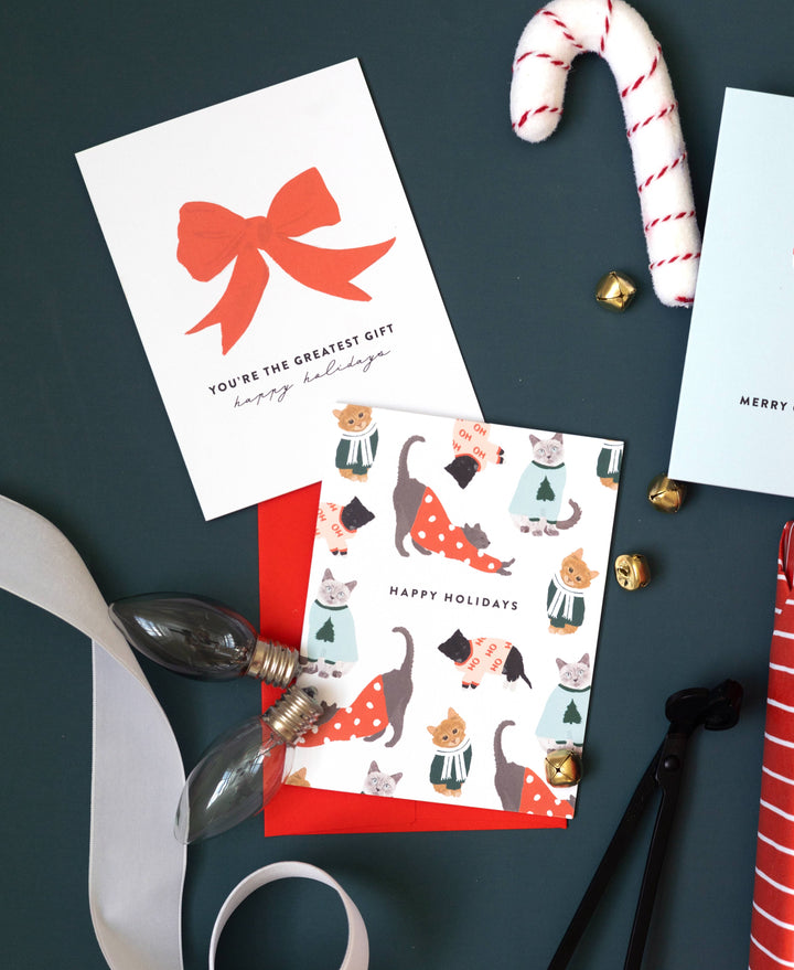 Holiday Cats Card