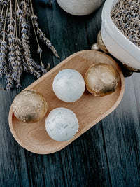 Fizzed Lavender Infused Bath Truffles