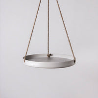 10" Signature Stone Hanging Tray: Gray Stone