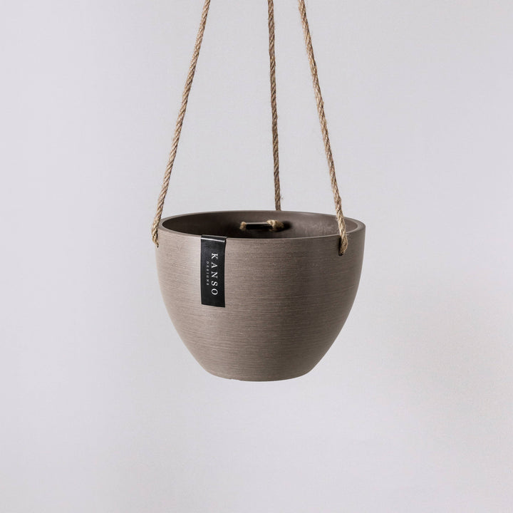 Signature Stone Hanging Planter Pot | 4 Colorways: 8" Muted Coral Planter