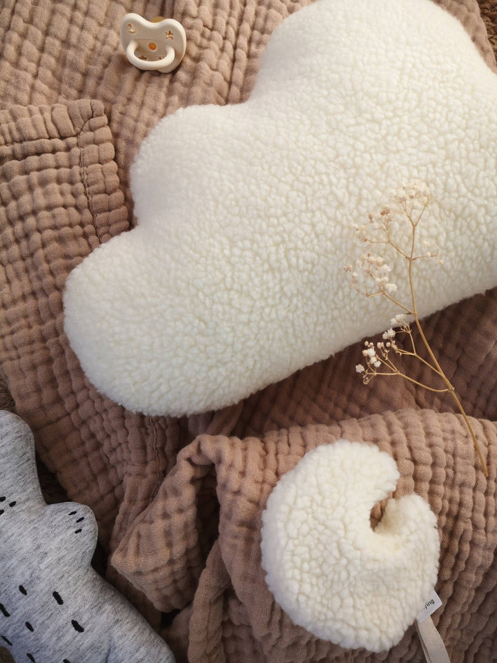 Sherpa cloud cushion - 5 color choices: Beige