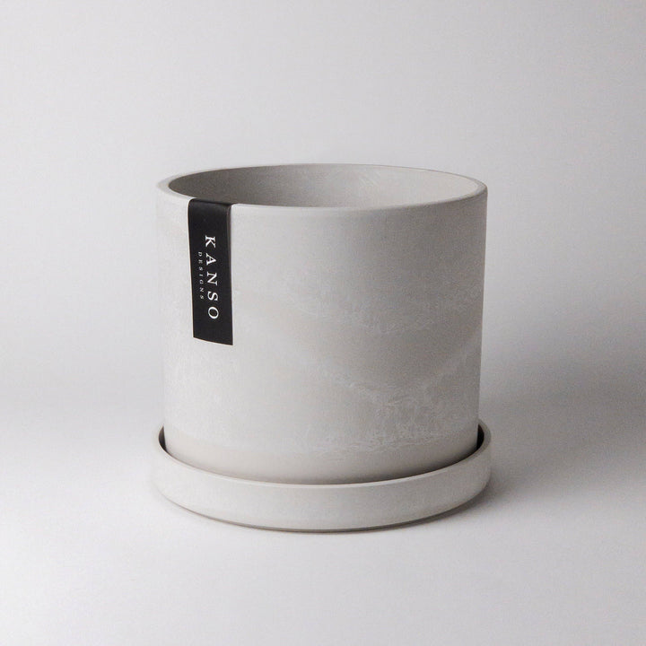 7" & 4" Signature Planters & Saucer | Earth Tones: Blue / 4" Only
