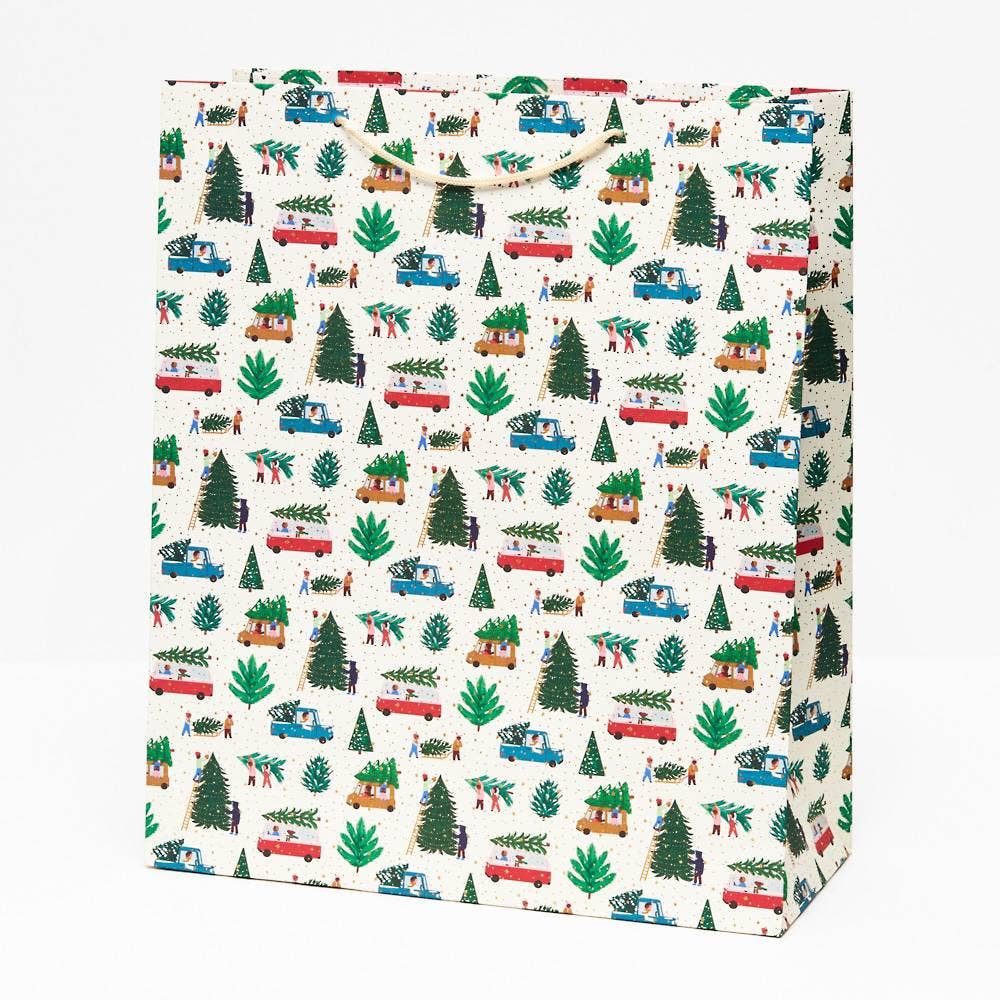 Tree Lot Christmas Gift Bag: Large