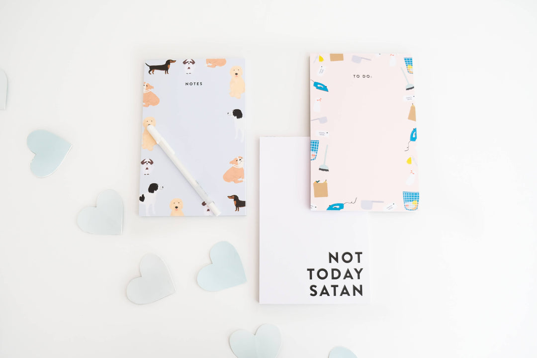 Dog Notes Illustrated Notepad