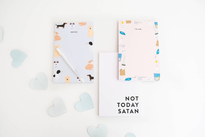 Dog Notes Illustrated Notepad