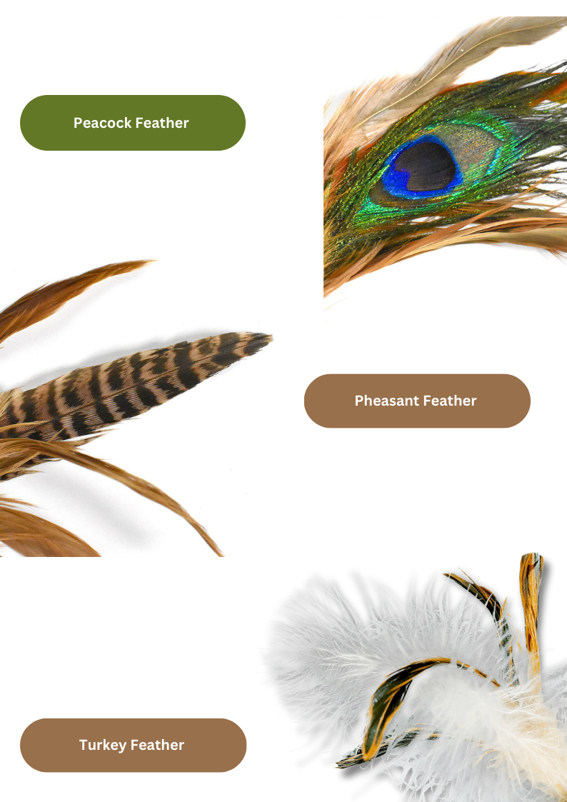 Silvervine//Catnip Birdie: Plume de dinde Silvervine