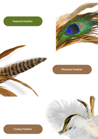 Silvervine//Catnip Birdie: Plume de dinde Silvervine