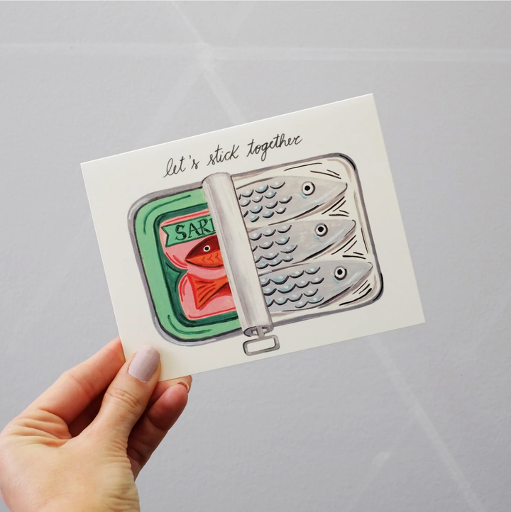 Sardines Together Card