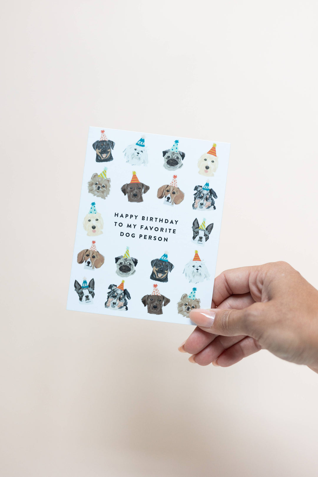 Favorite Dog Person Birthday Card