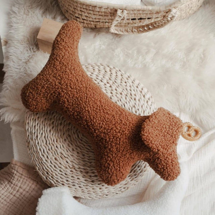 Dog Sausage Dachshund Plush Plush Throw Pillow