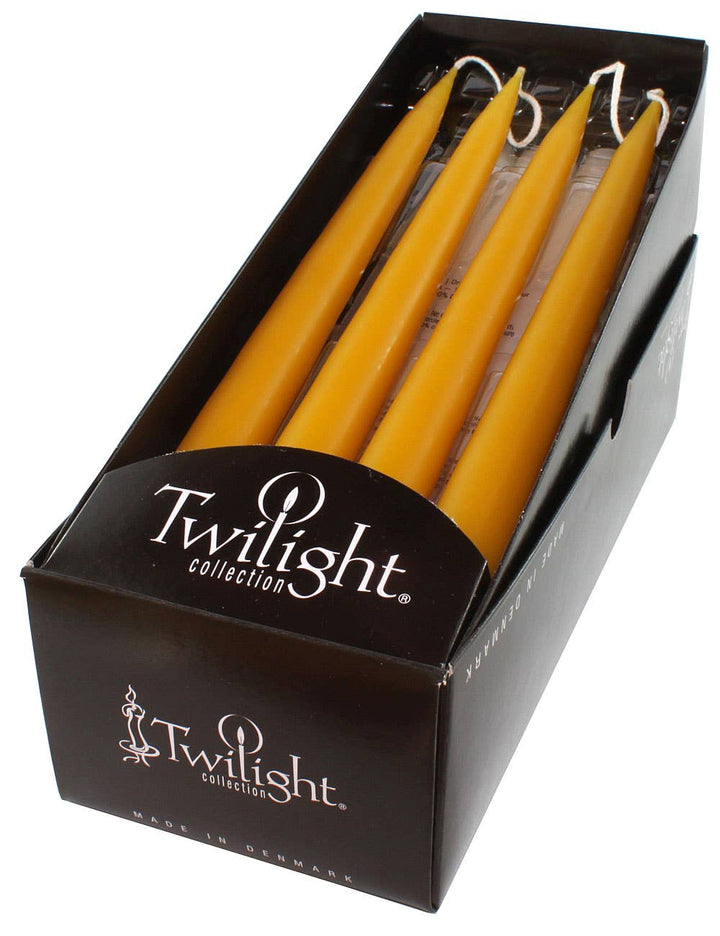 Honey Danish Taper Candle | 12 Pack: 10" Taper