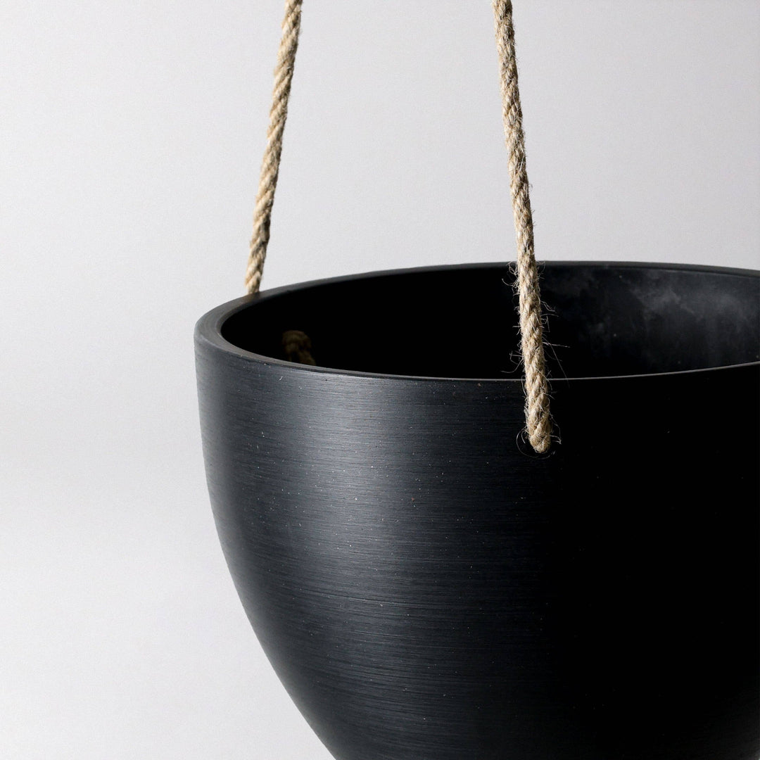 Signature Stone Hanging Planter Pot | 4 Colorways: 8" Muted Coral Planter