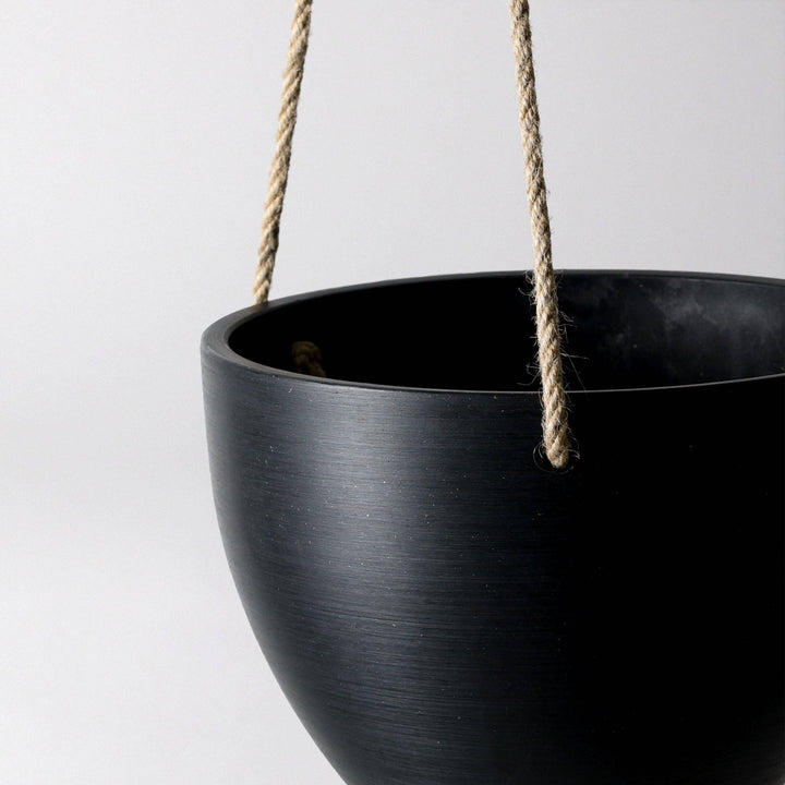 Signature Stone Hanging Planter Pot | 4 Colorways: 8" Muted Coral Planter