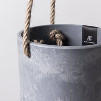 4" Signature Stone Hanging Planter Pot: Muted Coral
