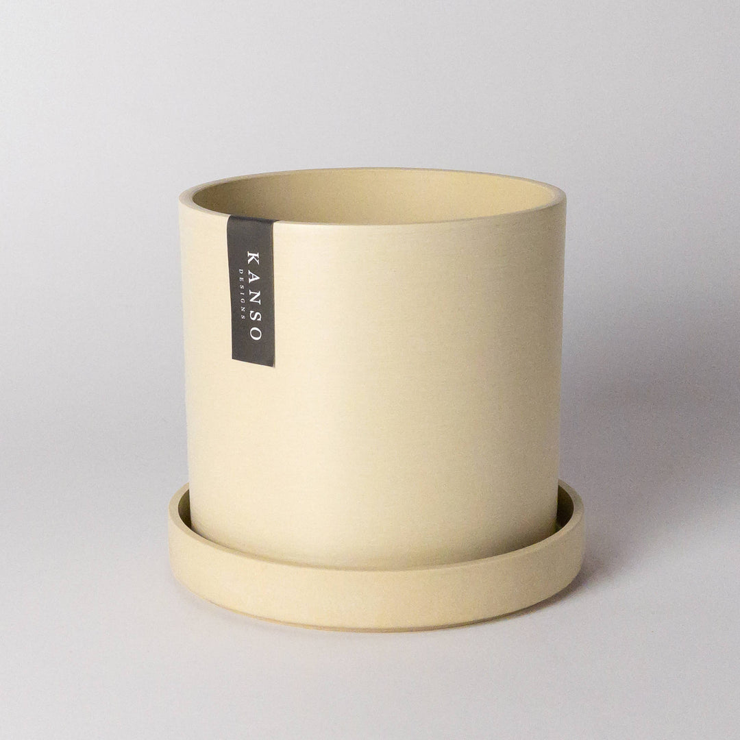 7" & 4" Signature Planters & Saucer | Earth Tones: Blue / 4" Only