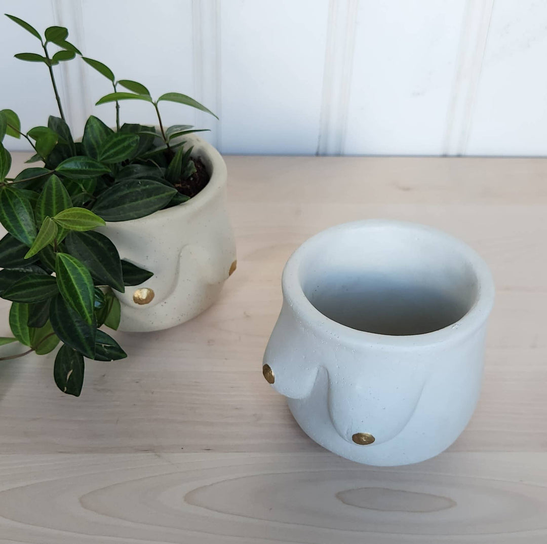 Golden Boob Pot