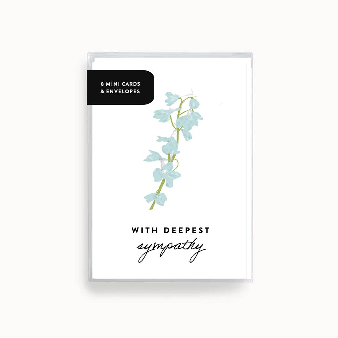 Deepest Sympathy Floral Mini Boxed Set of 8