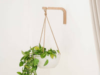 Walnut & Birch Wall Hanger: Birch