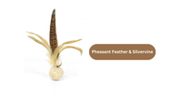 Silvervine//Catnip Birdie: Plume de dinde Silvervine