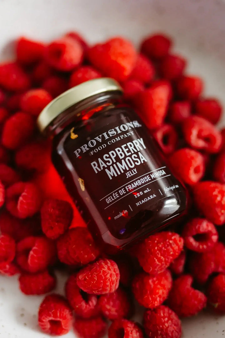 Raspberry Mimosa Jelly: 125mL