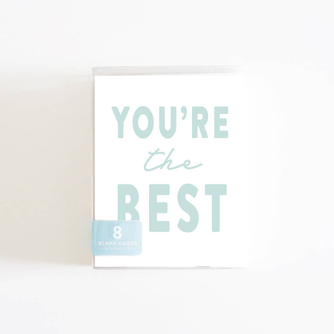 You're the Best, Thank You Card - Boxed Set of 8 Cards