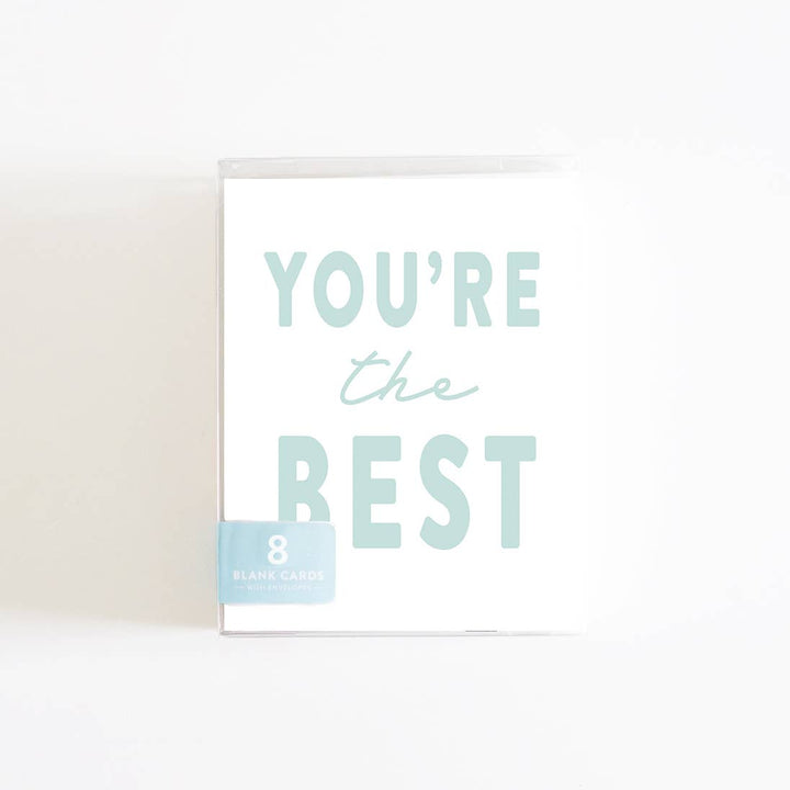 You're the Best, Thank You Card - Boxed Set of 8 Cards