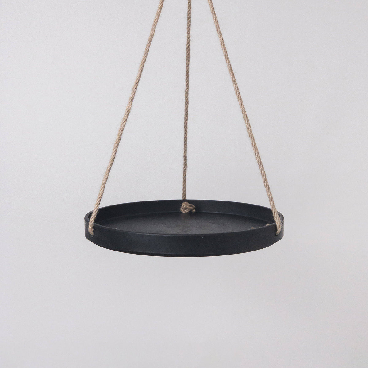 10" Signature Stone Hanging Tray: Gray Stone